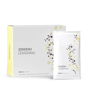 Zinzino LeanShake sabor vainilla - Batido proteico para control de peso y nutrición equilibrada - Dosis individuales