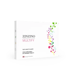 Zinzino Multify - Suplemento masticable Tutti Frutti - 60 tabletas - Multivitamínico con formulación noruega