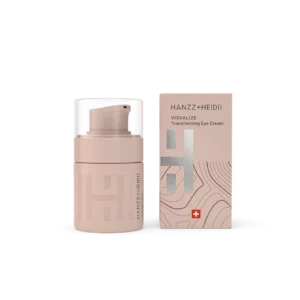 Crema de ojos transformadora VISUALIZE de HANZZ+HEIDII para contorno de ojos rejuvenecido