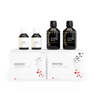 Kit Zinzino con dos BalanceOil+ Premium de 300 ml, dos BalanceOil+ de 100 ml y dos BalanceTest.