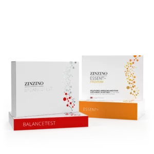 Kit Essent+ Premium con BalanceTest de Zinzino - 80 cápsulas de suplemento omega-polifenoles en blíster individual