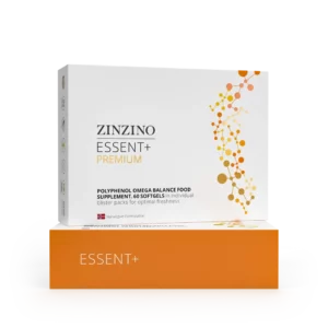 2 Suplemento Essent+ Premium de Zinzino - 60 cápsulas blandas con omega balance y polifenoles, formulación noruega