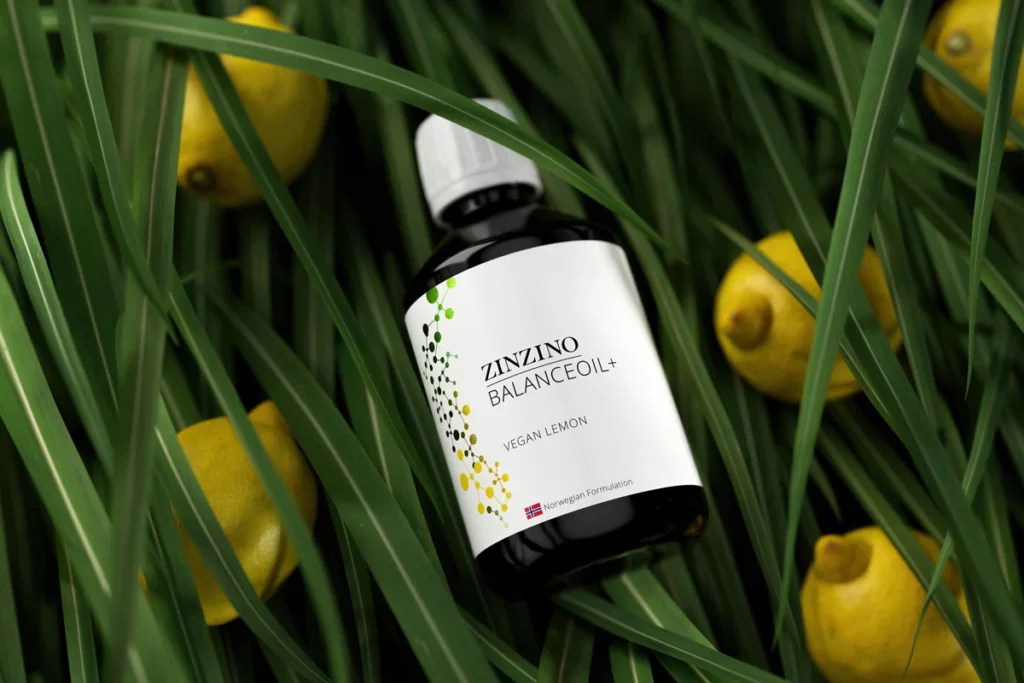 Zinzino BalanceOil+ Vegan Lemon - suplemento de omega-3 vegetal con sabor a limón