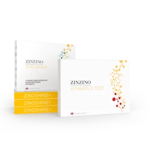 Kit de Suplemento alimenticio Zinoshine+ de Zinzino con vitamina D y magnesio, 60 tabletas.