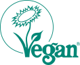 Sello de certificación Vegan Society (veganómetro)
